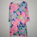 Lilly Pulitzer Dresses | Lilly Pulitzer Marlowe Dress Jungle Utopia Medium | Color: Blue/Pink | Size: M