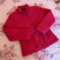 Ralph Lauren Jackets & Coats | New Ralph Lauren Girls Xl 16 Pink Quilted Water Repellent Barn Jacket Coat | Color: Pink | Size: Xlg