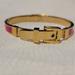 Michael Kors Jewelry | Michael Kors Hot Pink And Gold Buckle Bracelet | Color: Gold/Pink | Size: Os