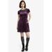 Disney Dresses | Nightmare Before Christmas Disney Velvet Dress Babydoll Size S/M “Htf” | Color: Black/Purple | Size: S/M