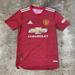 Adidas Shirts | Manchester United Adidas 2020/2021 Football Soccer Home Jersey Size “Xs” Gc7957 | Color: Red | Size: Xs