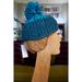 Free People Accessories | Free People Cozy Up Color Blocked Beanie Hat New | Color: Blue | Size: Os