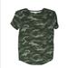 Pink Victoria's Secret Tops | New Women’s Pink Camo Short Sleeve Tee, Size Small | Color: Green | Size: S
