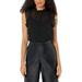 Michael Kors Tops | Michael Michael Kors Women's Size S Sheer Dewdrop Ruffled Top, Black Cc213afa | Color: Black | Size: S