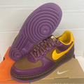 Nike Shoes | Nike Air Force 1 Low 2006 Insideout Bison Gold Purple 8 Mens 312486 272 New Rare | Color: Gold/Purple | Size: 8