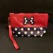 Disney Bags | Minnie Mouse Polka Dot Theme Wristlet Wallet Nwot | Color: Blue/Red | Size: Os