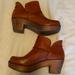 Urban Outfitters Shoes | Brown Wooden Ankle Boot Clogs Size 8, 8.5 | Color: Brown | Size: 8