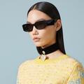 Gucci Accessories | New Gucci Sunglasses Gg1426s 001 Black Women Eyewear | Color: Black/Gray | Size: Os