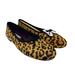 Kate Spade Shoes | New Kate Spade New York Womans Sz 6b Honey Smooth Animal Ballet Flats Nib | Color: Black/Brown | Size: 6