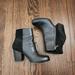 Michael Kors Shoes | Michael Kors Silvy Ankle Boot Leather Suede Booties | Color: Black/Silver | Size: 6.5