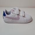 Nike Shoes | Nike Court Royale (Tdv) Toddler White Pink Blue Shoes | Color: Blue/White | Size: Various