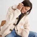 J. Crew Jackets & Coats | New With Tags J. Crew Teddy Sherpa Jacket Xs | Color: Cream | Size: Xs