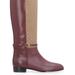 Gucci Shoes | New Gucci Quentin Gg Mignon Gg Tall Riding Boots Bordeaux Size 37 | Color: Brown | Size: Size 37
