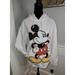 Disney Tops | Disney Parks Mickey Mouse Hoodie, Small | Color: White | Size: S