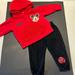 Disney Matching Sets | Mickey Mouse Hooded Sweatshirt Outfit | Color: Black/Red | Size: 2tb