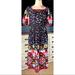 Anthropologie Skirts | Anthropologie Kaya Blue Floral Peasant Maxi Dress Nwt New Xs | Color: Blue | Size: Xs