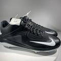 Nike Shoes | New Nike Air Mvp Pro Metal 2 Mens Baseball Cleats Black Shoes Bsbl Lace Size 14 | Color: Black/White | Size: 14