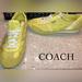 Coach Shoes | Coach Marabelle Shoes Neon Yellow Q1789 | Color: Yellow | Size: 8.5