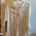 Pink Victoria's Secret Tops | New With Tags Victoria Secret Pink Brand White Ls Shirt Size Large | Color: Cream | Size: L