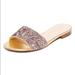 Kate Spade Shoes | Kate Spade Glitter Slides Madelyne Sandals Gold Pink Rose Size 9.5 Shiny | Color: Gold/Pink/Red | Size: 9.5