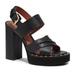 Coach Shoes | Nib Coach Women's Calie Studded Strappy Platform High Heel Sandals | Color: Black | Size: Various