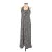 Gap Casual Dress - Midi Scoop Neck Sleeveless: Black Dresses - Women's Size Small