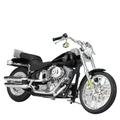 NAIRE motorcycle model kit For Harl&ey Davidson 2002 FXSTB 1:18 MI&NI Moto Die Cast Model Souvenir Toy Collectible (Color : C)