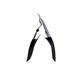 SUICRA Nail Clippers Fingernail Clipper Toenail Stainless Steel Nail Scissors,Professional Nail Clippers,Straight Edge Nail Clipper Manicure Cutter,Cut False Nails Scissors (Color : Black)