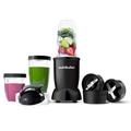 Nutribullet Mega Pack with Nutribullet 900w Motor Base & 7 Accessories - Includes 1x 500ml Cup, 2x 700ml Cup, To-Go Lid, 2x Cup Rings, 1 Vessel Grip, Extractor Blade & Milling Blade - Smoothie Maker