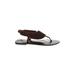 Chocolat Blu Sandals: Brown Solid Shoes - Women's Size 8 - Open Toe