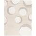 Brown/White 108 x 72 x 0.38 in Indoor Area Rug - Ivy Bronx Rectangle Kasiyah Abstract Hand Tufted Wool/Area Rug in Brown/Beige Cotton/Wool | Wayfair