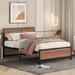 17 Stories Taliesha Metal Platform Bed Metal in Black | 39.51 H x 55.59 W x 76.69 D in | Wayfair 9132752B13754DE9900E6F63290485CE