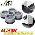 Coussinets de pieds Anti-Vibration, tapis en caoutchouc, silencieux, universel, pour Machine à laver, Support de réfrigérateur, amortisseurs, 1/2/4 pièces