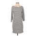 Gap Casual Dress - Sheath: Ivory Color Block Dresses - Women's Size Small