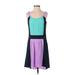 Betsey Johnson Casual Dress - A-Line Scoop Neck Sleeveless: Black Print Dresses - Women's Size 2