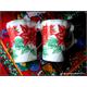 Tea cups coffee mugs fine English bone china pair, Christmas red floral exquisite stylish design, afternoon tea whimsical charming gift set