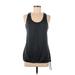 Danskin Now Active Tank Top: Black Solid Activewear - Women's Size Medium