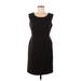 Banana Republic Factory Store Casual Dress - Sheath Scoop Neck Sleeveless: Black Solid Dresses - New - Women's Size 6