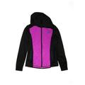 Fila Sport Track Jacket: Purple Color Block Jackets & Outerwear - Kids Girl's Size 14