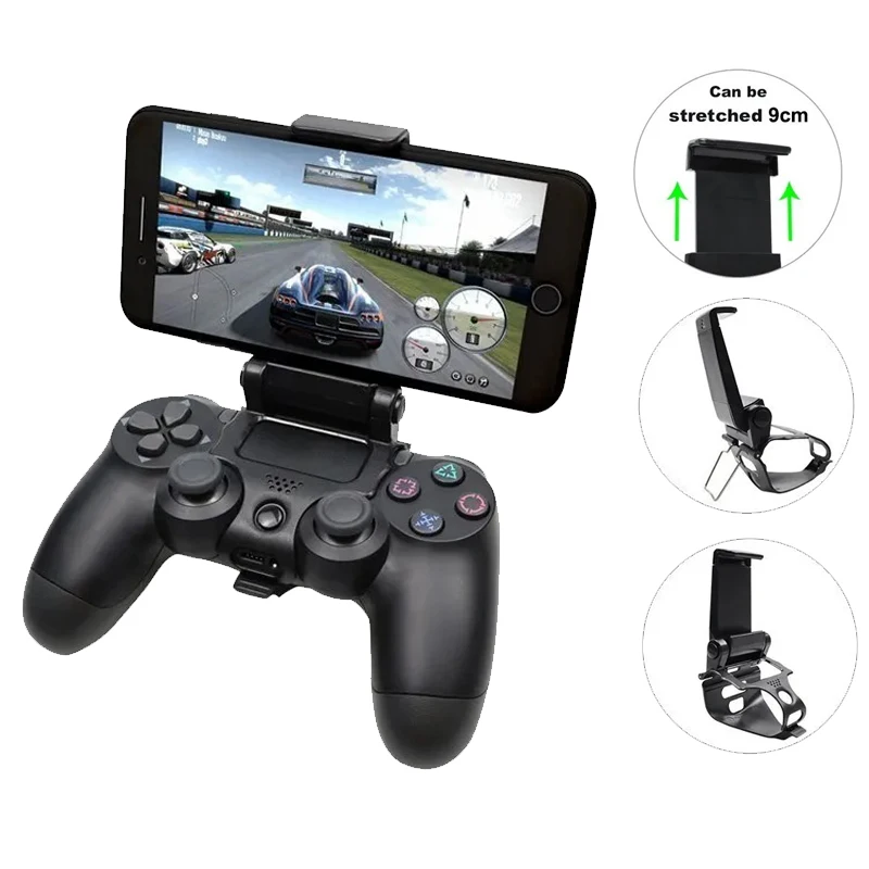 Für ps4 Mobile Handy Stehen Für PS4 Controller Montieren Hand Griff Für PlayStation 4 Gamepad Für Samsung S9 S8 telefon Clip Halter Image