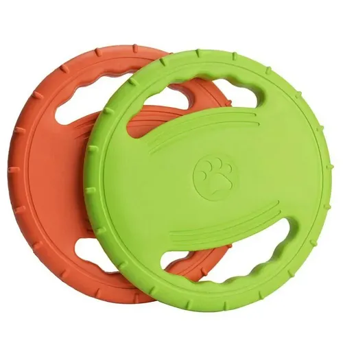 1pc Hund Flugs cheibe interaktive Gummi Hundes pielzeug weich schwimmende Hunde fänger Spielzeug für