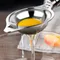 Edelstahl Werkzeuge Eiweiß Separator Eier Eigelb Filter Gadgets Küchen zubehör trennen Trichter Löffel Teiler Utensilien