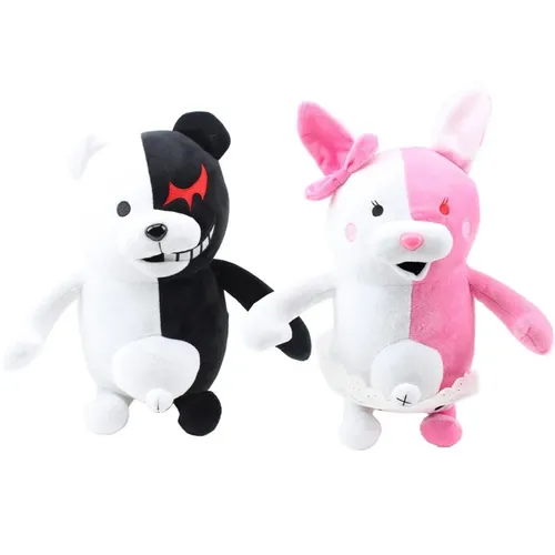 Dangan Ronpa Super Danganronpa 2 Monokuma schwarz weiß Bär Plüsch tier weich Stofftier Puppen