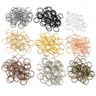 200 teile/los 3/4/5/6/7/8/10mm Metall DIY Schmuck Ergebnisse öffnen Single Loops Bieger inge & Split