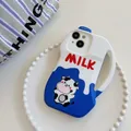 Pure Milk New Water Bottle Phone Case Cover protettiva Shell per iPhone 15 14 13 12 11 Pro Max Mini