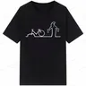 La Linea Osvaldo Cavandoli T Shirt Fashion Hip Hop La Linea T Shirt Casual girocollo Plus Size T