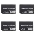 Schede di gioco di memoria 4GB/8GB/16GB/32GB adatte per PSP1000/2000/3000 Memory Stick Pro MS PRO