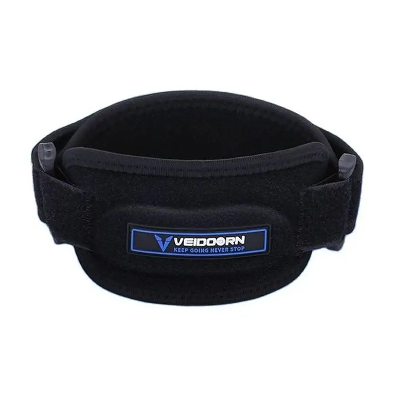 Verstellbarer Patellasehnen-Stütz gurt mit Knies tütze aus Silikon-Patella-Stabilisator für Fußball-Basketball Image