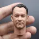 1/6 wwii Kapitän Müller Tom Hanks Kopf Skulptur hochwertige männliche Soldat Kopf schnitzen Modell
