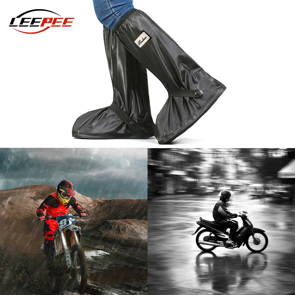 Motorrad Schuhe Abdeckungen Stiefel Botas Plus Größe XL Regen Schnee Schuhe Schutz Wasserdichte Motorradfahrer Moto Pit Bike Zubehör